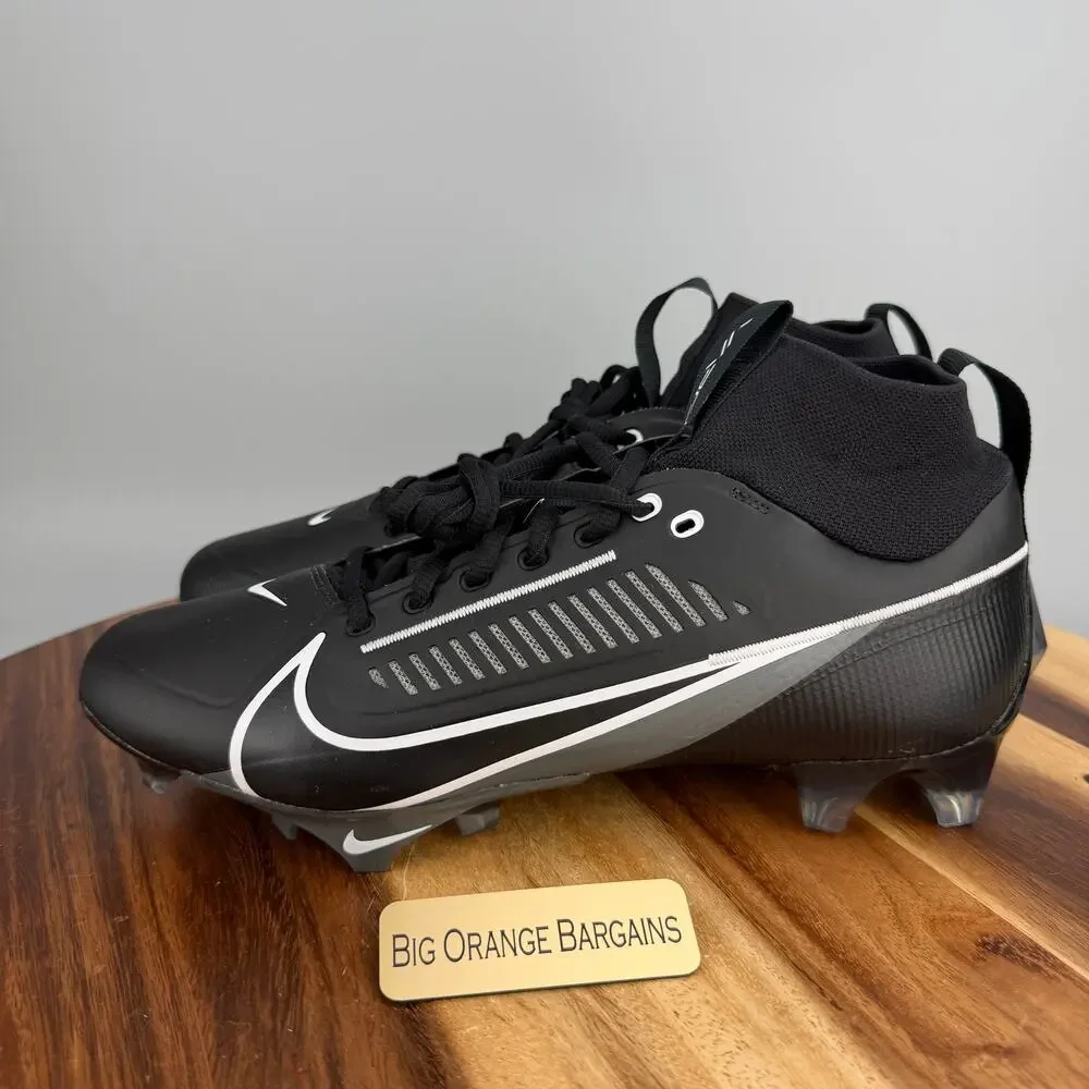 Nike Vapor Edge Pro 360 2 Black / Iron Football Cleats DA5456-010 Men's 9.5